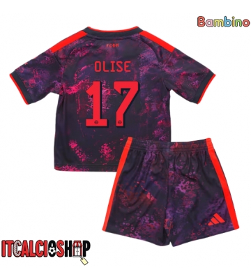 Bayern Munich Michael Olise #17 Terza Maglia Bambino 2026-27 Manica Corta (+ Pantaloni corti)